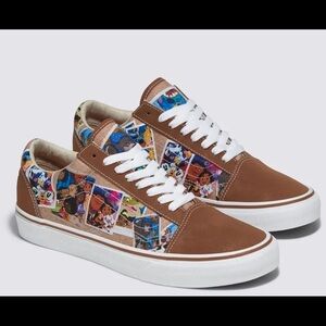 VANS Disney xOld Skool 'Scrapbook Shoe w/Colorful Print. New. Size:7women/5.5men